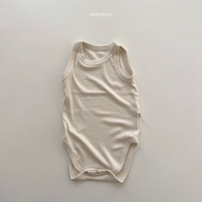Baby Cotton  Ribbed Sleeveless Bodysuit | Baby Tank Bodysuit
