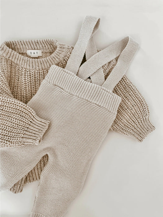Chunky Sweater - Oat Fleck