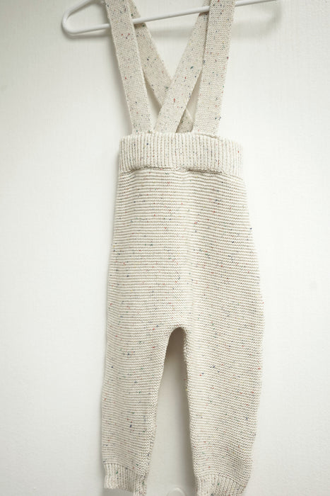 Knit Suspender Pants - Sprinkle