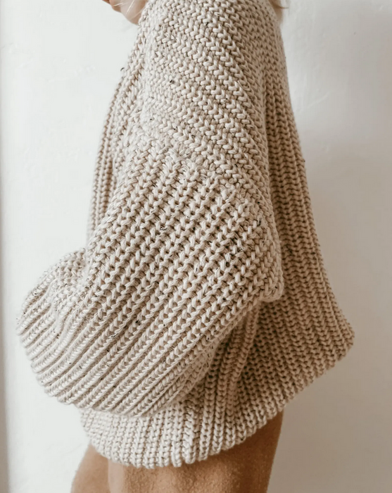 Chunky Sweater - Oat Fleck