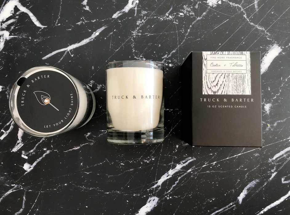 Scented Candle | Redwood + Rose