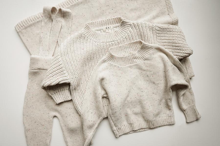 Knit Suspender Pants - Sprinkle