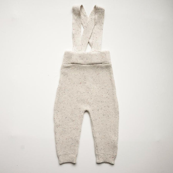 Knit Suspender Pants - Sprinkle