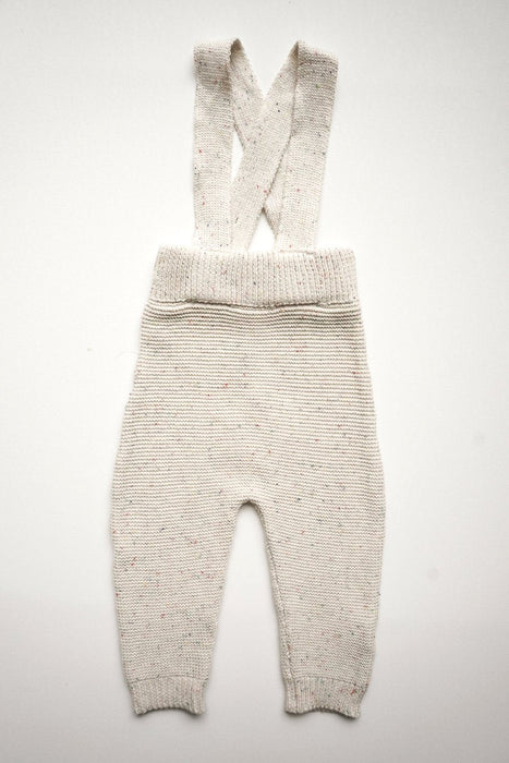Knit Suspender Pants - Sprinkle