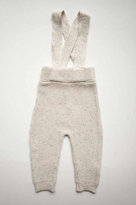 Knit Suspender Pants - Sprinkle