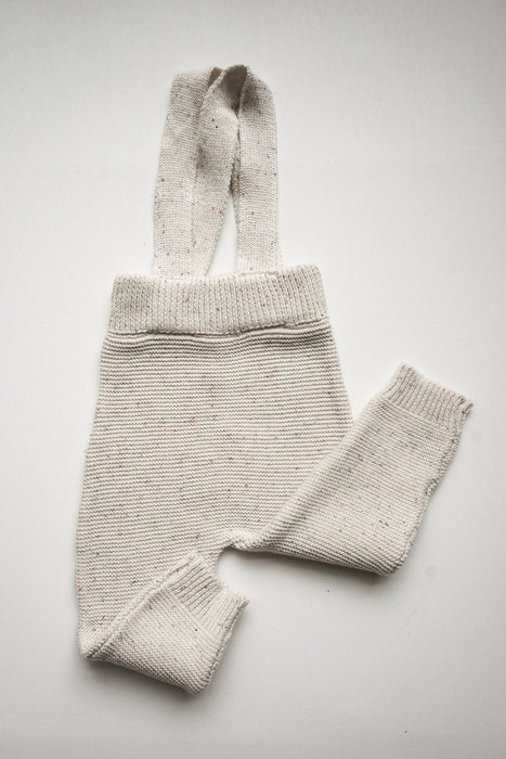 Knit Suspender Pants - Sprinkle