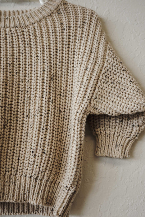 Chunky Sweater - Oat Fleck
