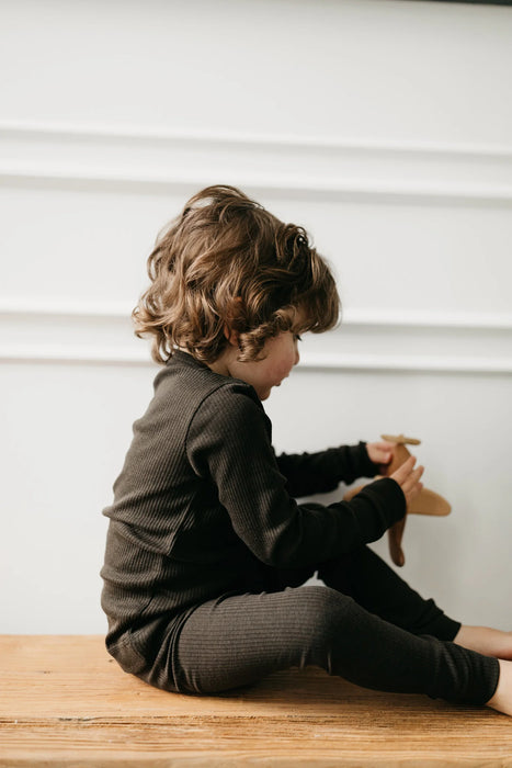 Organic Cotton Modal Leggings - Kalamata Marle