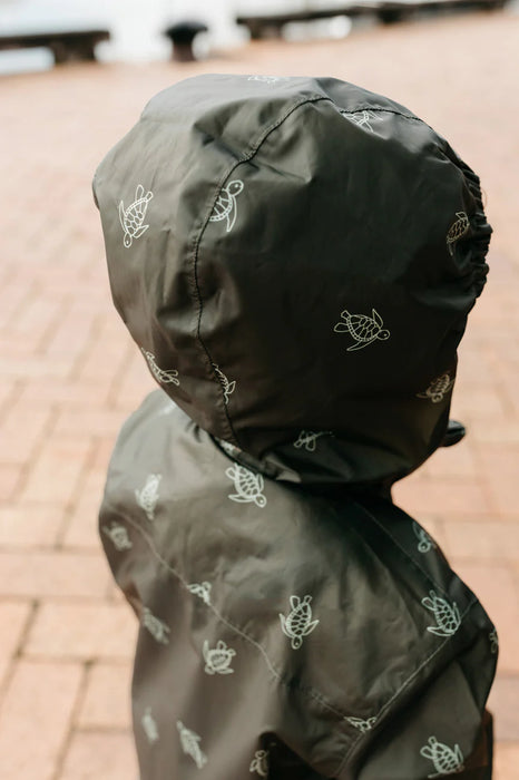 Avery Rain Jacket - Turtle Dark Olive