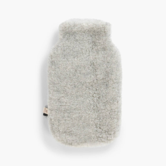 Hot Water Bottle 100% Merino Wool - Grey