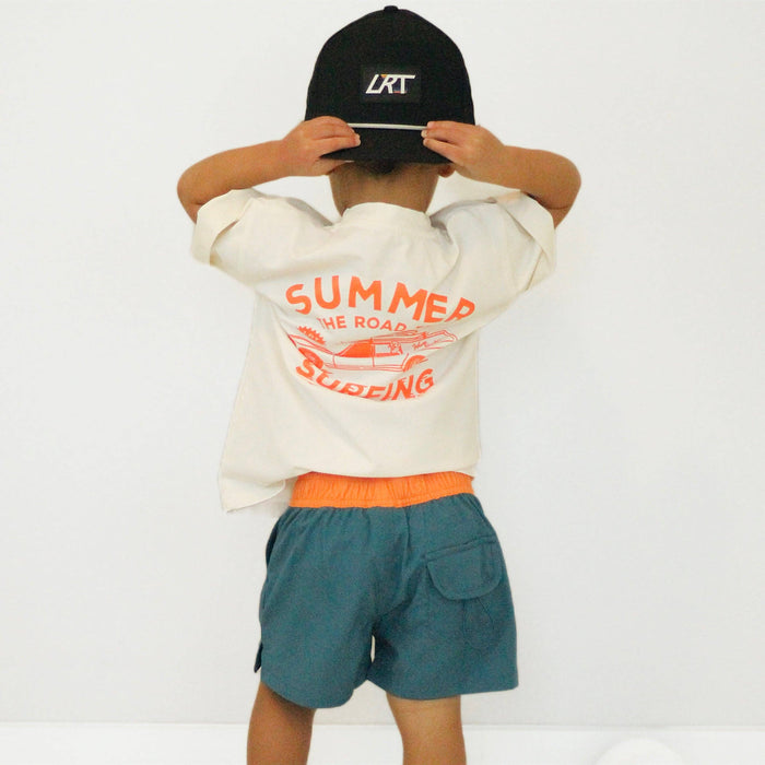 LET'S COAST TEE - ORANGE CRUSH