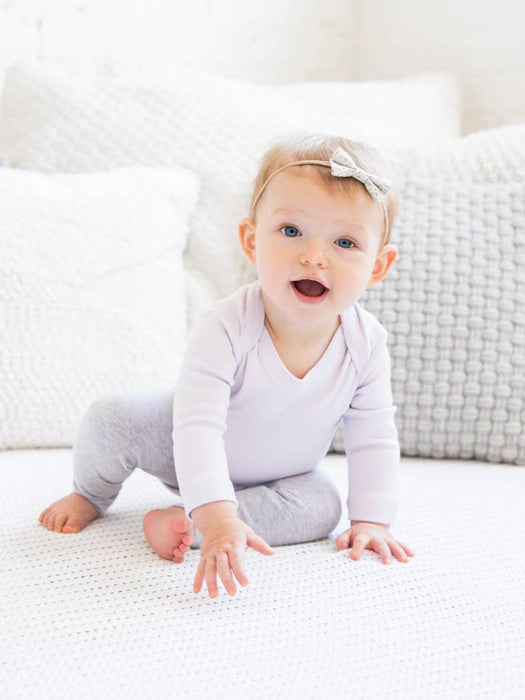 Organic Baby and Kids Classic Leggings - Heather Grey