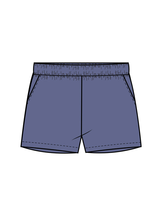 Organic Baby and Kids Jude Muslin Shorts - Marino