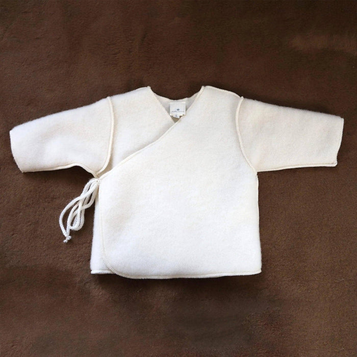 Wool Baby Wool Fleece Jacket - Natural