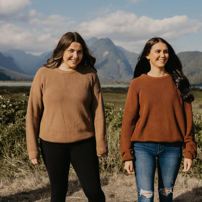 Adult Knit Sweater - Ginger