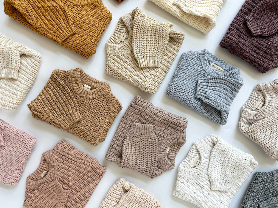 Chunky Knit Braided Sweater