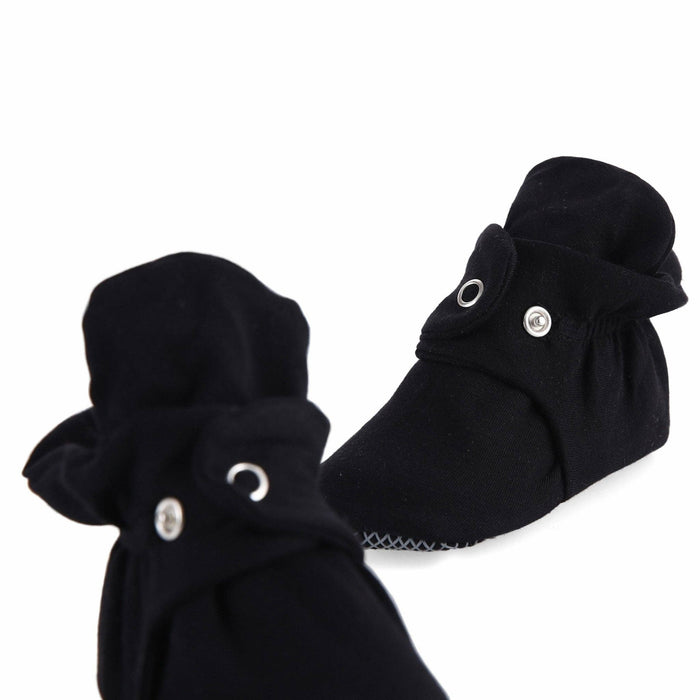 Organic Cotton Booties - Black