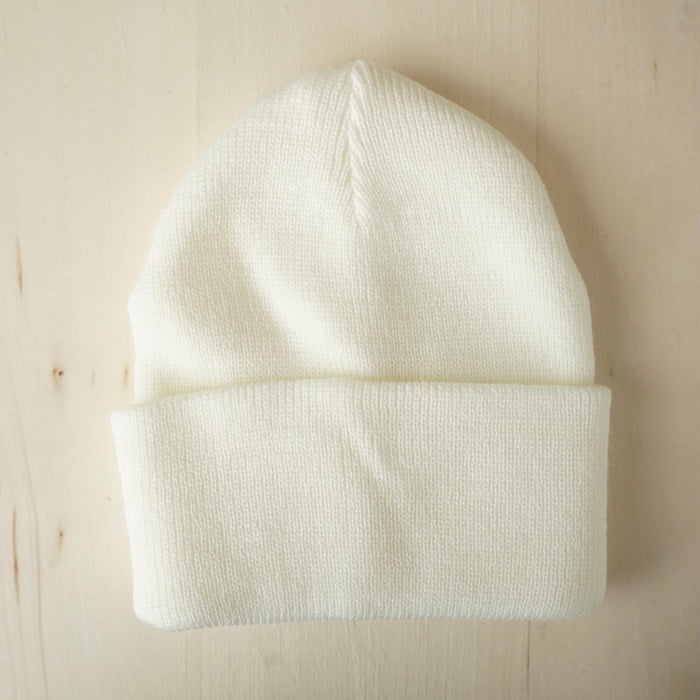 Organic Cotton Beanie - Cream