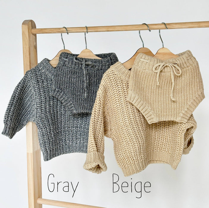 Chunky Knit Braided Sweater