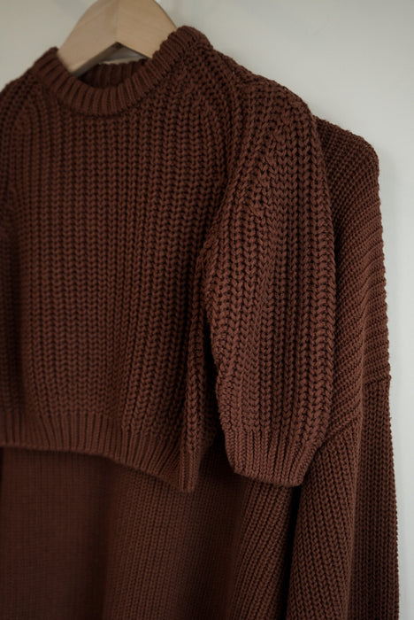Adult Knit Sweater - Ginger