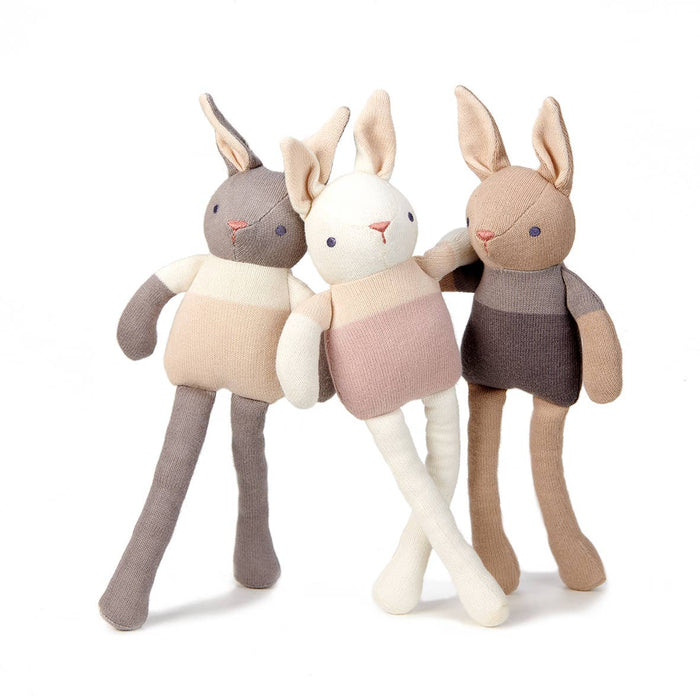 Organic Bunny Doll - Grey