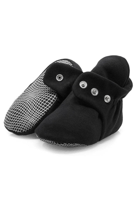 Organic Cotton Booties - Black