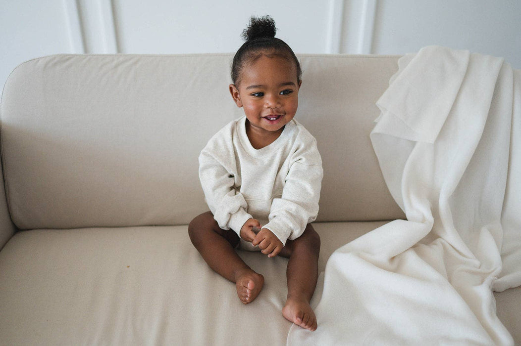 Oatmeal Sweatshirt Romper