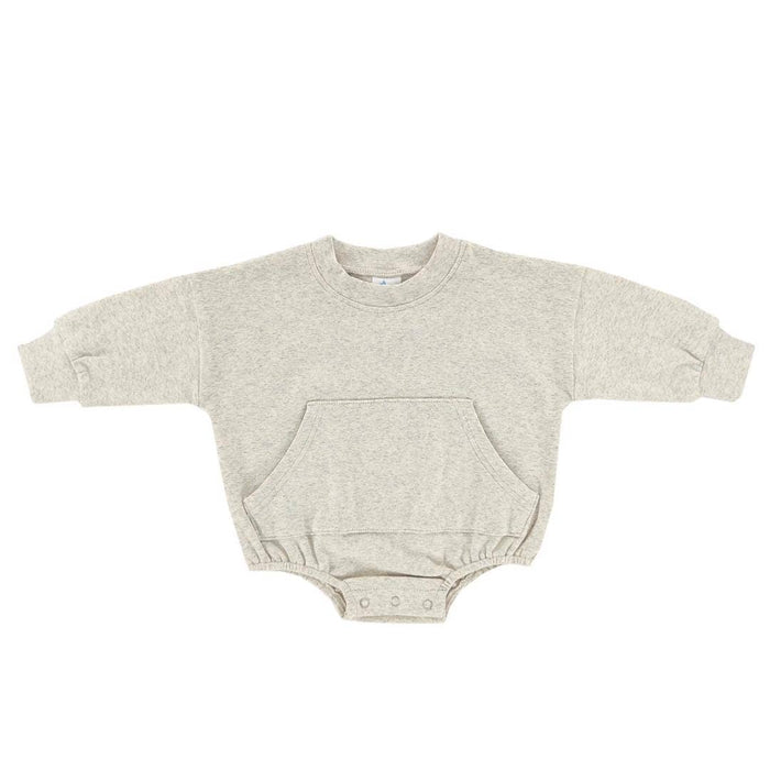 Oatmeal Sweatshirt Romper