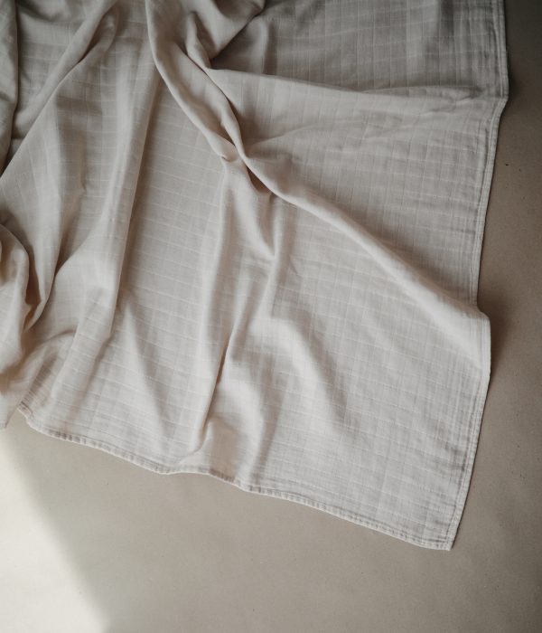 Muslin Organic Swaddle - Fog