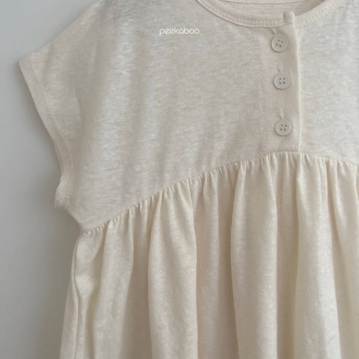 Girls Cotton Dress Solid Color Lounge dress Kids Toddlers