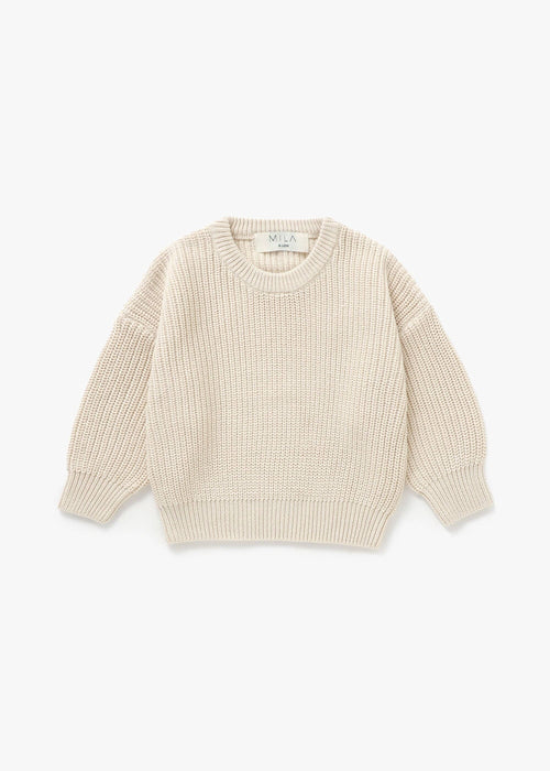 Chunky Knit Sweater | Vanilla