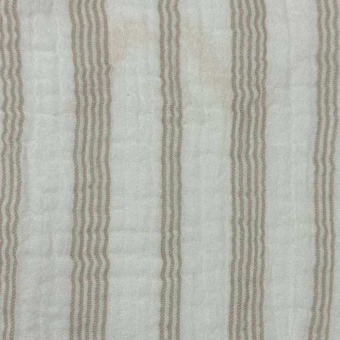 Organic Baby Bowie Muslin Bubble Romper - Enzo Stripe/Beige