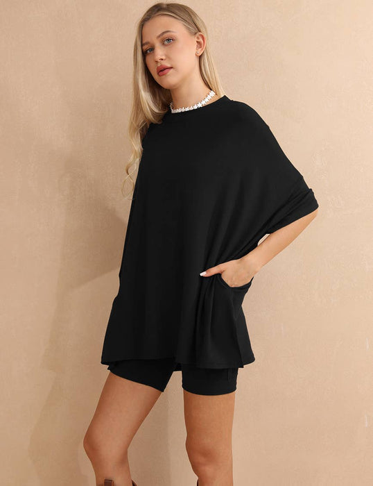 Ladies Loose Top and Shorts