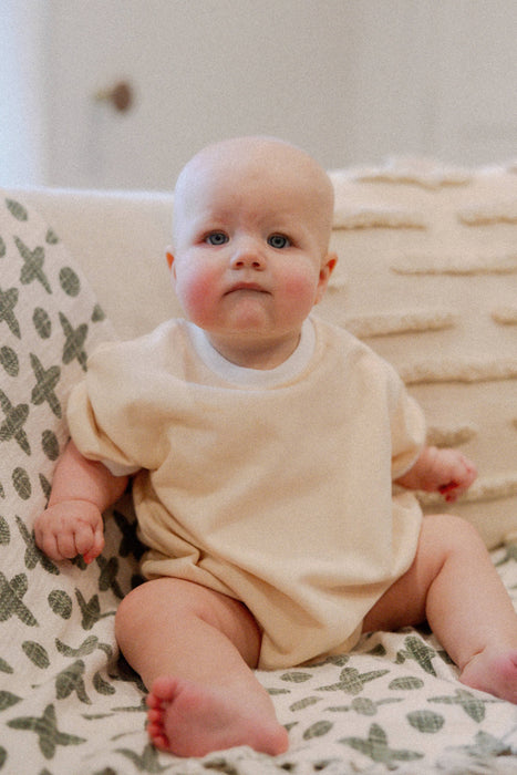 Sullivan Romper in Cream