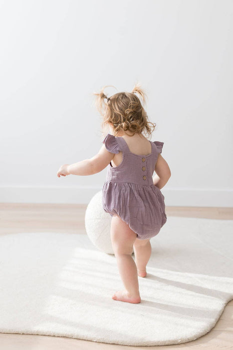 Flutter Bubble Romper | Lilac