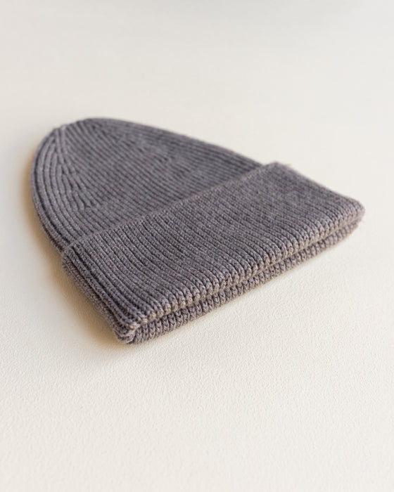 Fonzie Merino Wool Beanie - Otter