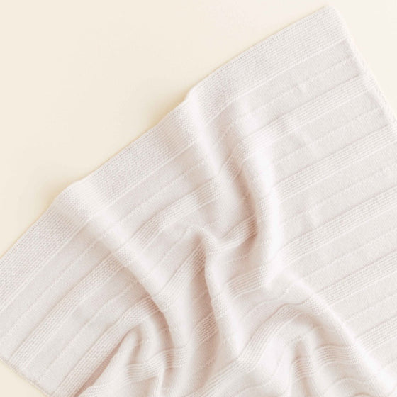 Holly Merino Wool Blanket - Silver