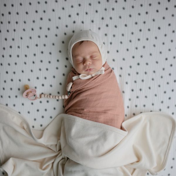 Ribbed Baby Blanket - Ivory