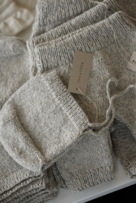 Peruvian Alpaca and Organic Cotton Baby Bonnet