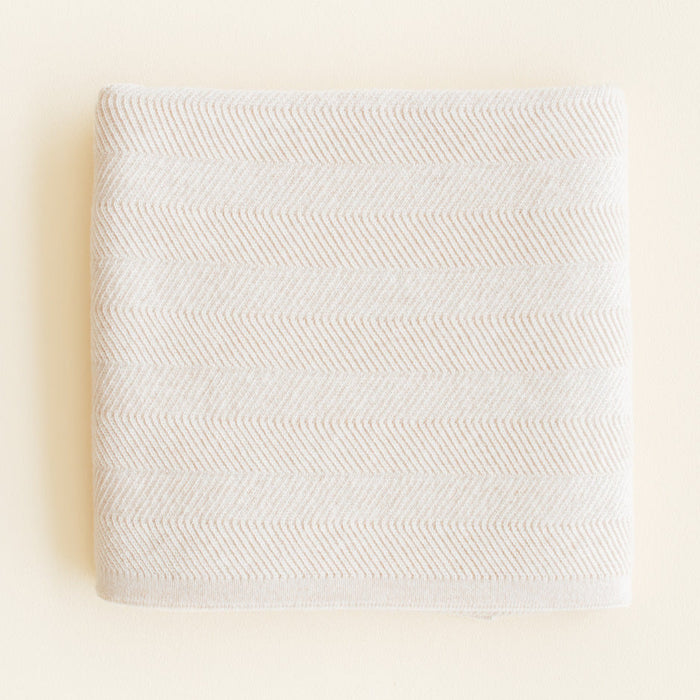Freddie Merino Wool Blanket - Cream