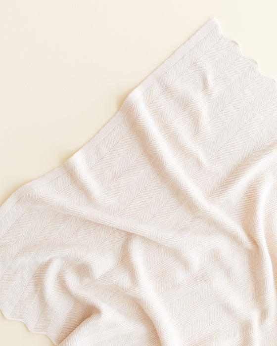 Freddie Merino Wool Blanket - Cream