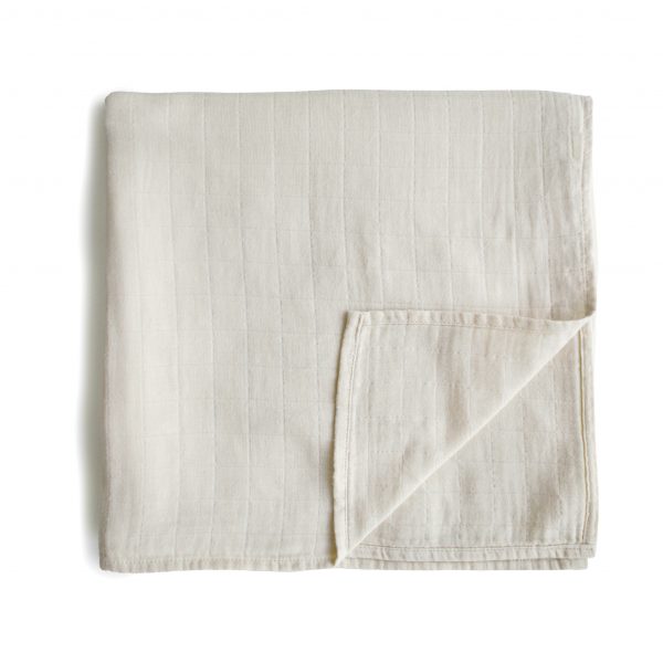 Muslin Organic Swaddle - Fog