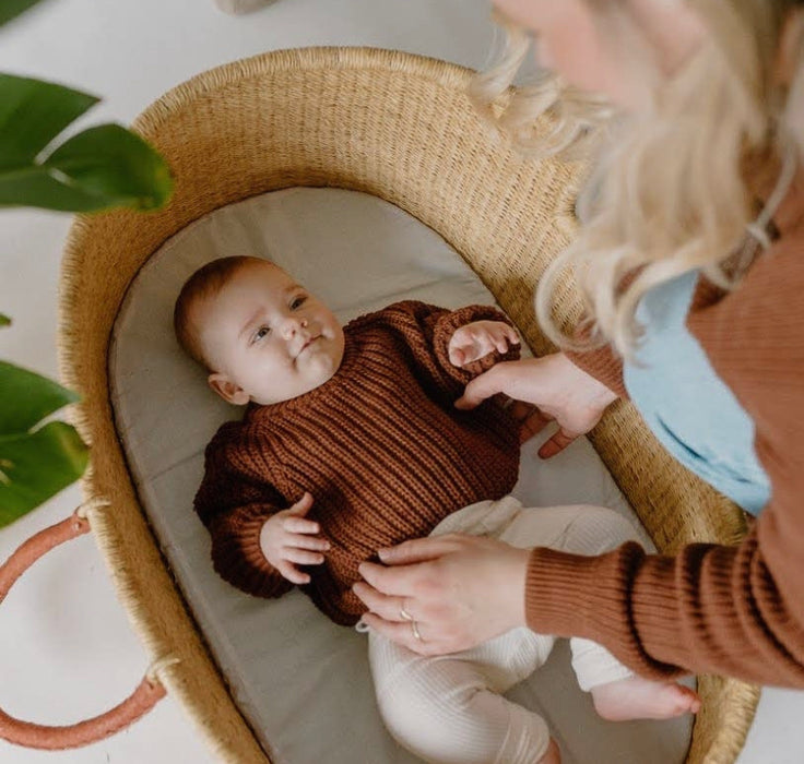 Kids Chunky Knit Sweater - Ginger