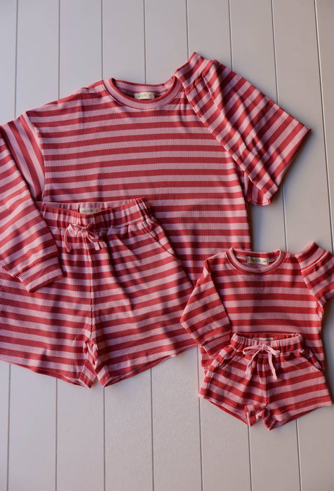 Mama Stripe Waffle Set