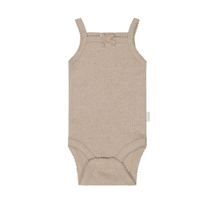 Organic Cotton Modal Singlet Bodysuit - Bunny Marle