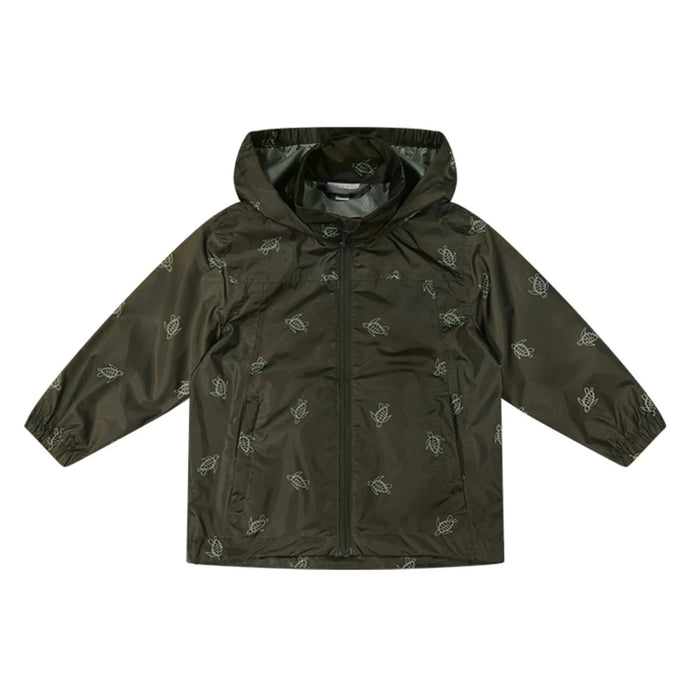 Avery Rain Jacket - Turtle Dark Olive