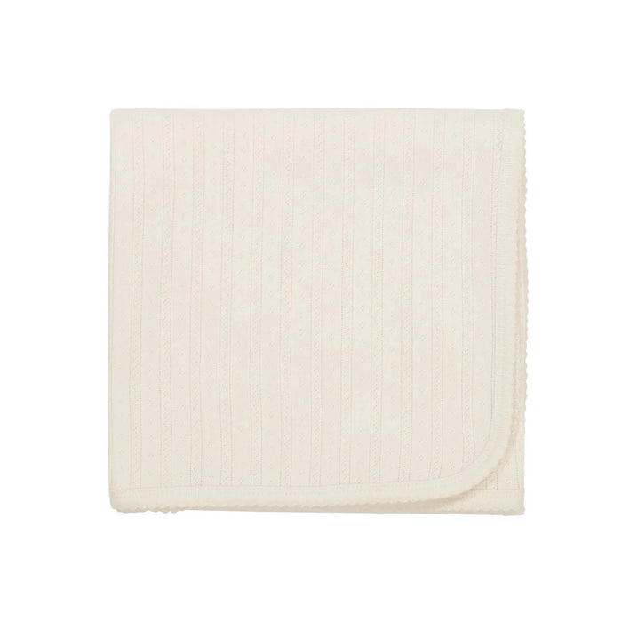 Organic Pointelle Baby Wrap - Natural