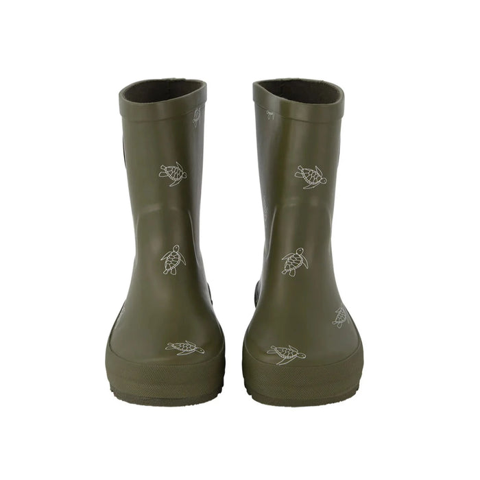 Rubber Rain Boots - Turtle Dark Olive