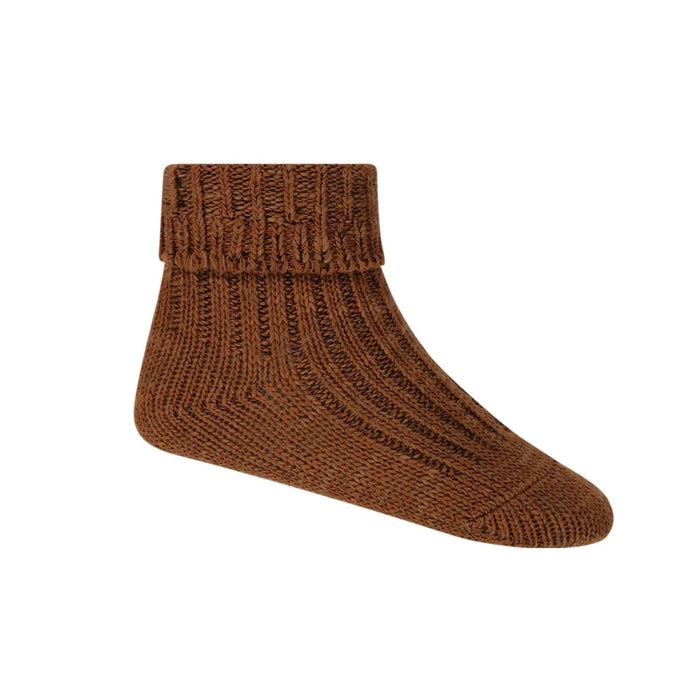 Marle Knit Sock - Cinnamon Marle