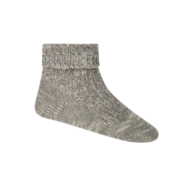 Marle Knit Sock - Oat Fleck